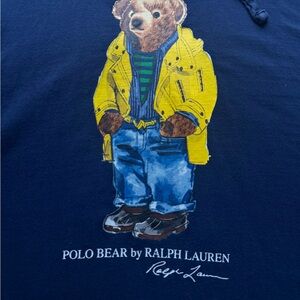 🧸 Vintage Polo Bear by Ralph Lauren Hoodie – Men’s 2XLT – Rare Tall Size